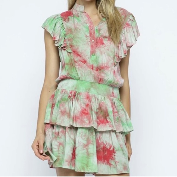 NWT Women's Medium Tie Dye Terred Dress -cp - Picture 1 of 8